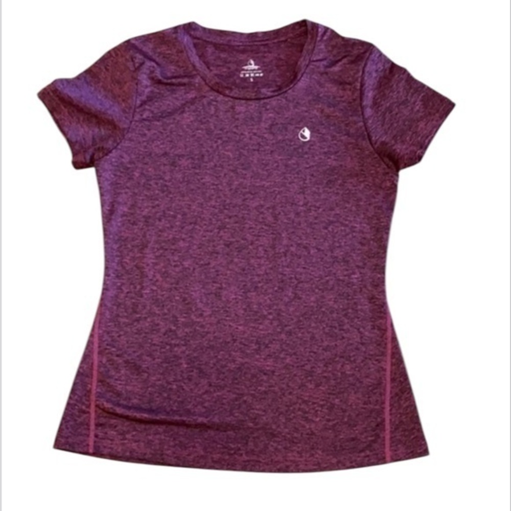 Icyzone top size small hot pink and black heather